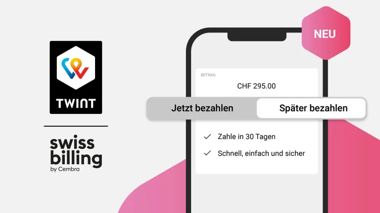 später bezahlen twint