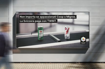 La nuova campagna TWINT unisce la Svizzera