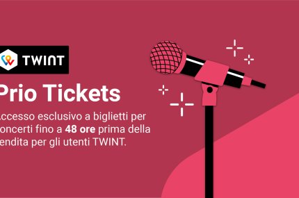 TWINT collabora con Live Nation Svizzera per offrire l’accesso alle prevendite dei concerti