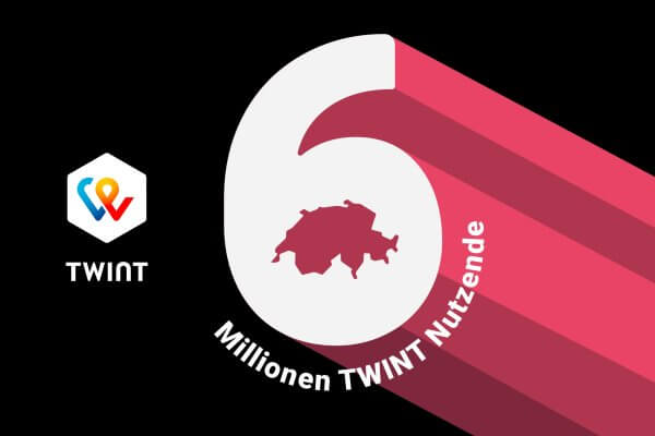 Mehr als 6 Millionen Menschen in der Schweiz setzen auf TWINT