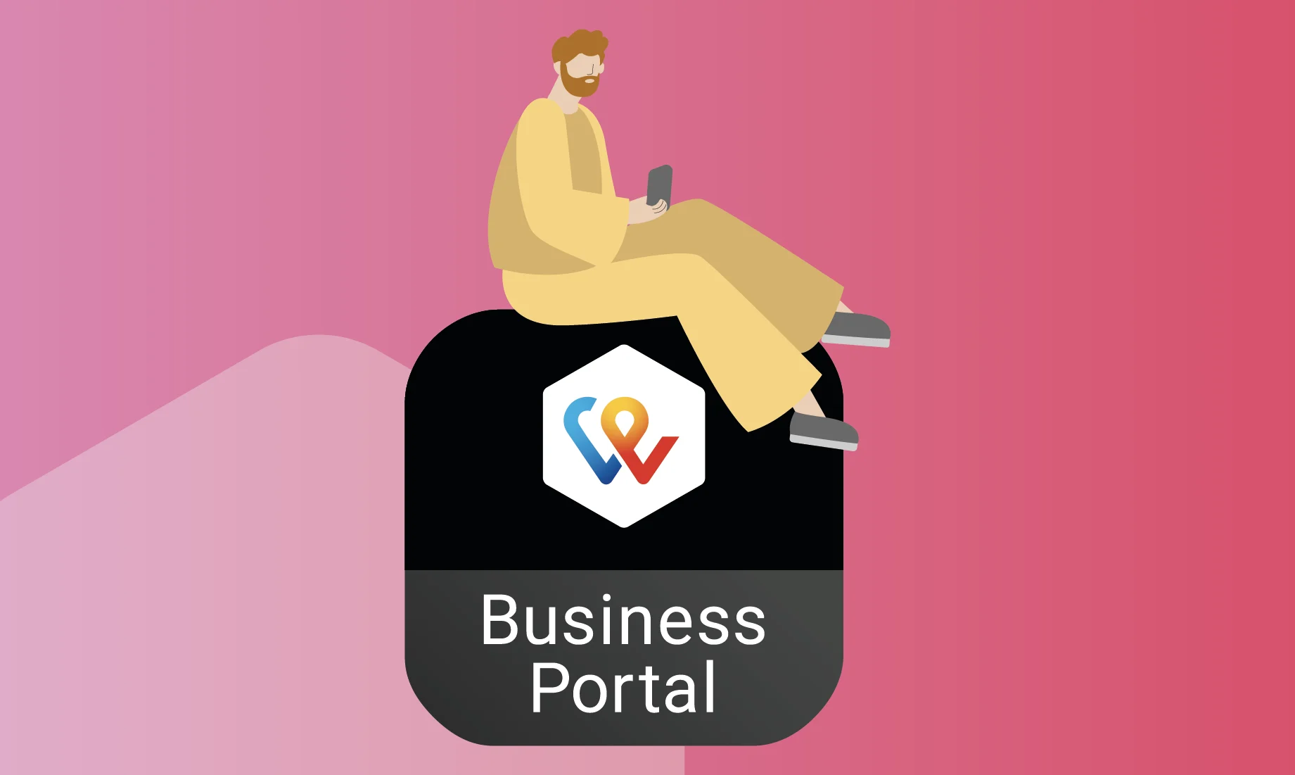 Illustration des TWINT Business Portal Apps