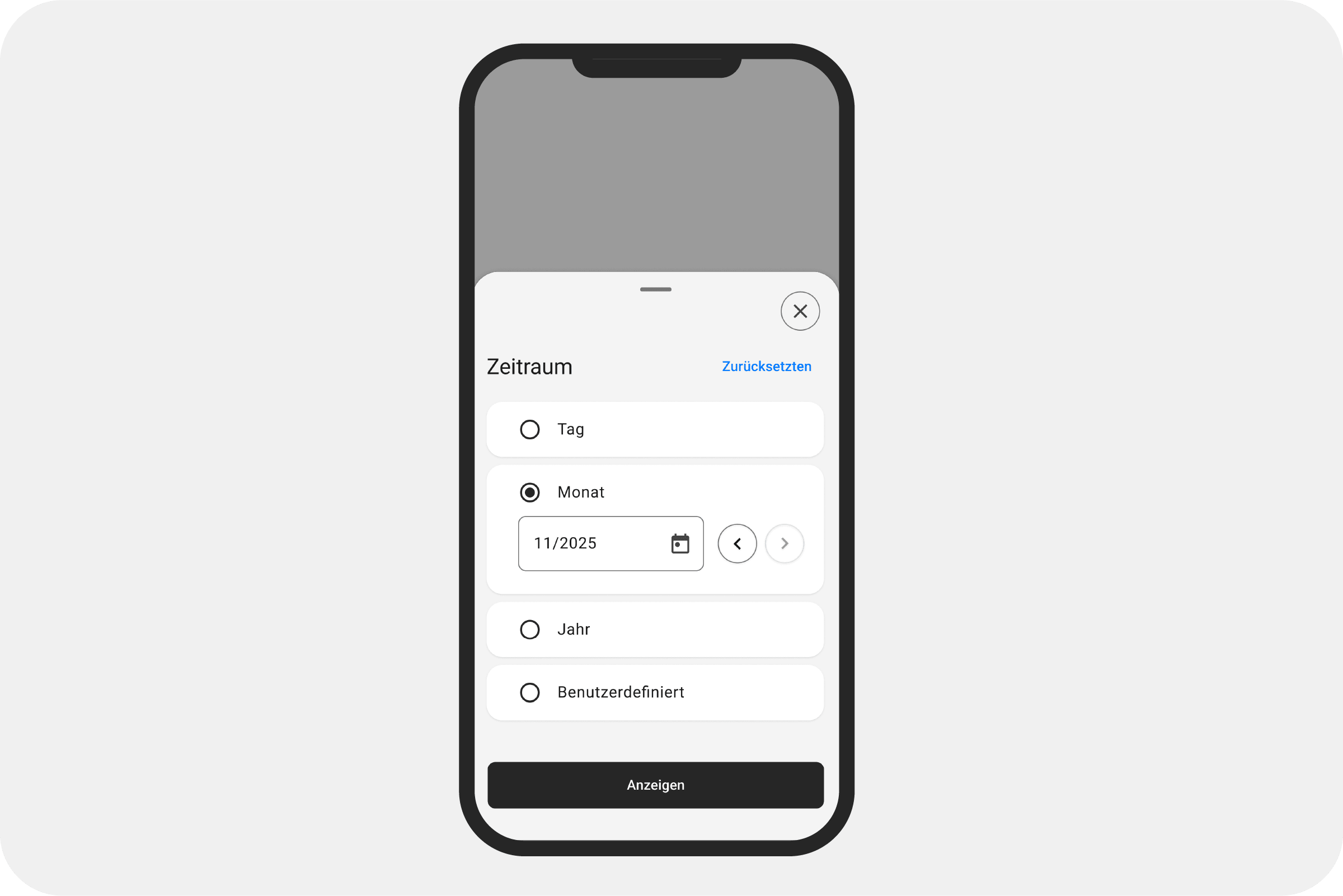 Erweiterter Datumsfilter