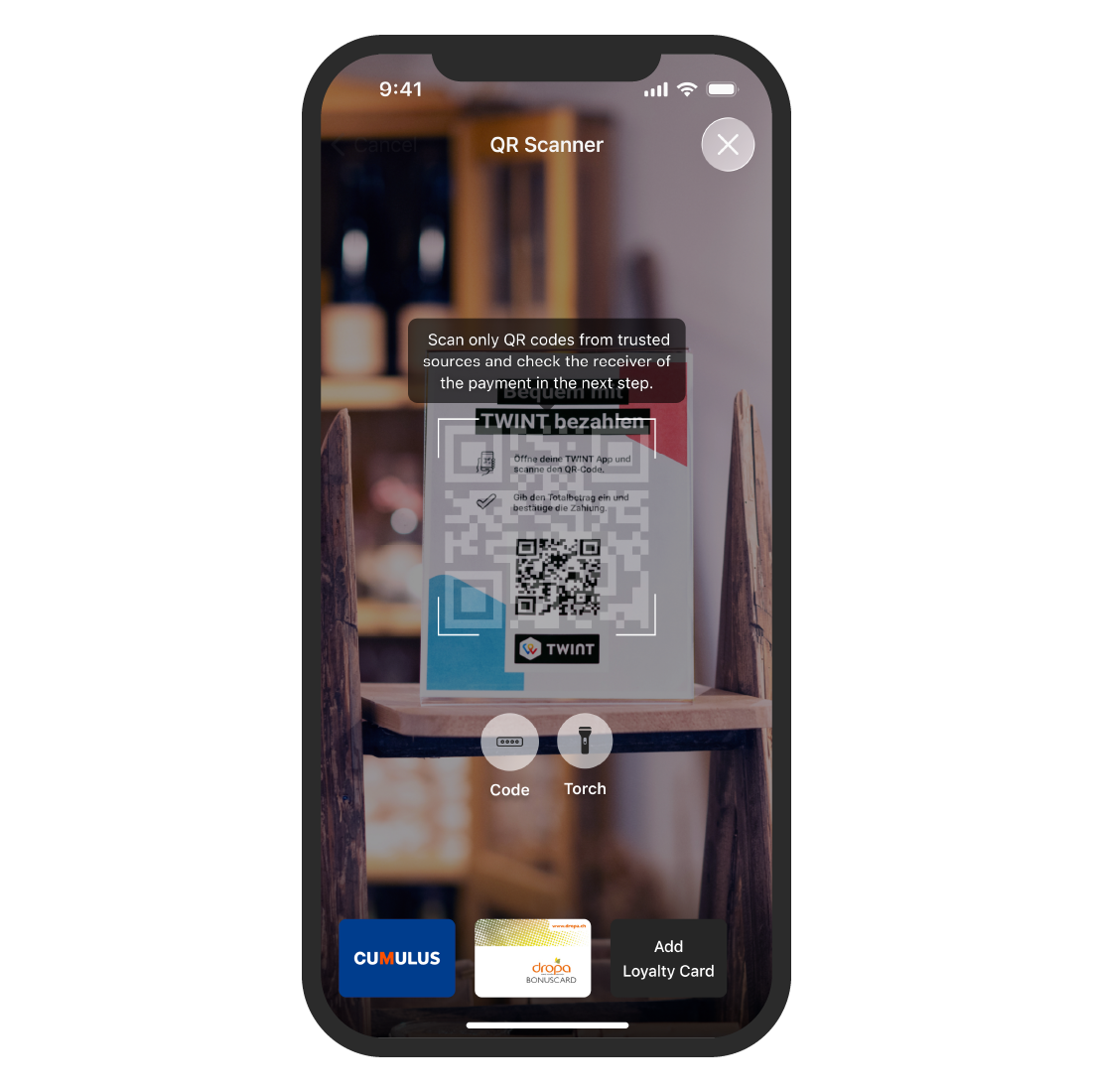 Twint Qr Code Home - Private Customers - TWINT